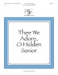 Thee We Adore O Hidden Savior Handbell sheet music cover